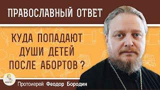 КУДА ПОПАДАЮТ ДУШИ ДЕТЕЙ ПОСЛЕ АБОРТОВ ?  Протоиерей Феодор Бородин