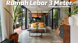 Rumah Kecil Lebar Cuma 3 Meter! InspiArsi: Mahadiyanto Architect