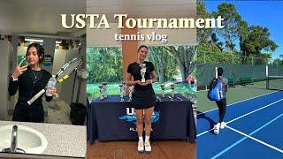 My first USTA Tournament | tennis vlog