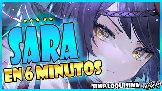 LA MEJOR SUPPORT KUJOU SARA BUILD GOD EN 6 MINUTOS!  - Guía build Kujou Sara - Genshin Impact