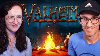 PLAYING VALHEIM FOR THE FIRST TIME -- Valheim blind playthrough (co-op) -- Ep. 1