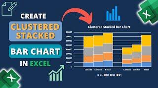 How to Create Clustered Stacked Bar Chart in Excel