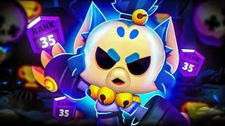 АПНУЛ НОВОГО БРАВЛЕРА КИТА НА 35 РАНГ В СОЛО ШД  Brawl Stars / Бравл старс