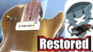 The 1952 Gibson Les Paul Destroyed By A Tornado Has Been Restored! | Jared James Nichols "Dorothy"