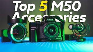 Top 5 Canon M50 mkii Accessories that you NEED!