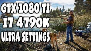 Far Cry 5 Ultra Settings Benchmark Test! GTX 1080Ti / I7 4790k /1080p 60fps / 1440p 60fps