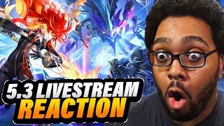 THIS 5.3 GENSHIN IMPACT UPDATE LOOKS CINEMA | 5.3 LIVESTREAM REACTION