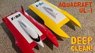 Aquacraft UL-1 RC Hydroplane | Deep Clean for 4s & 6s builds ..woosahhh!