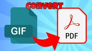 how to convert gif to pdf