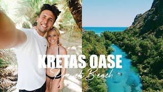 Palmen Oase auf Kreta - Preveli Beach II Griechenland Urlaub 2020