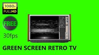 Green Screen -  Retro TV - Animation - Full HD