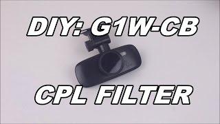 DIY: G1W CPL Filter (G1W-C G1WH G1W-CB)