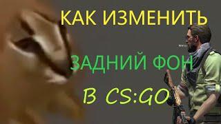 КАК ПОМЕНЯТЬ ЗАДНИЙ ФОН В КСГО