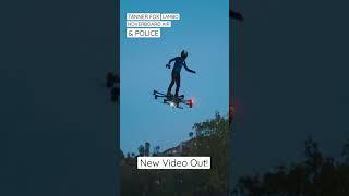 HOVERBOARD AIR VS POLICE & TANNER FOX LAMBORGHINI #shorts