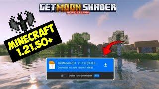 Best Shader For MCPE 1.21.50+ || GetMoon Shader For Minecraft PE 1.21.50+ || Shader MCPE 1.21+