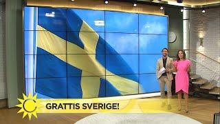 Tilde på Nationaldagen "Jag älskar Sverige och är stolt" - Nyhetsmorgon (TV4)