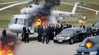 12 минут назад! Вертолет президента США с 4 генералами, с