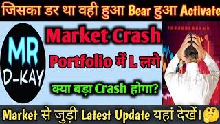 aaj market kyu gira | why nifty crash today ? | What is the reason of stock market down? 1 update