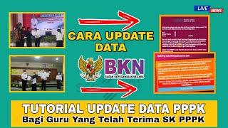 CARA UPDATE DATA PPPK GURU PADA WEB BKN DI INFO GTK | P3K TAHAP 1 DAN 2