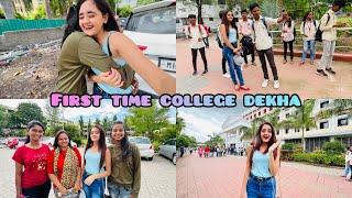 WOW! School ke baad 1st Time College dekha  Biggest College in City  Bindass Kavya College vlog