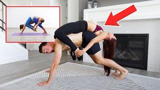 COUPLES YOGA CHALLENGE *painful*