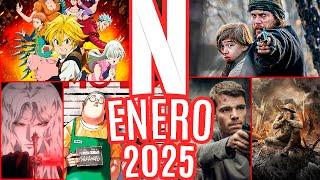 Estrenos NETFLIX ENERO 2025! Películas y SERIES!