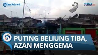 NGERINYA PUTING BELIUNG DI TEMANGGUNG, Atap Rumah Porakporanda, Belasan Rumah Rusak Parah