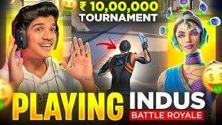 FIRST TIME PLAYING INDUS BATTLE ROYALE  | ₹10,000,000 TOURNAMENT  | TELUGU GAMEPLAY #DFG