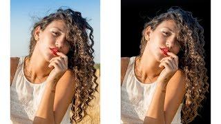 How to Remove Background with Complicated HAIR in Gimp | #6