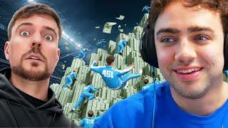 Mizkif Reacts To MrBeast | 1,000 People Fight For $5,000,000 | New TV Show