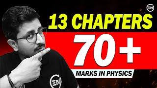 JEE 2025 13 Chapters = 70 Marks in Physics ️‍ | Easy & High Weightage | Eduniti | Mohit Sir