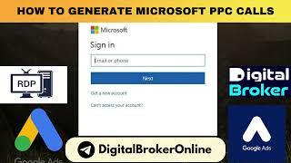 How to Generate Microsoft - Windows PPC Calls from Google Ads | TG : @DigitalBrokerOnline