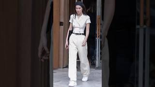 Bella Hadid street style outfits #shorts #bellahadid #bella #fashion #shortsfeed #celebritystyle