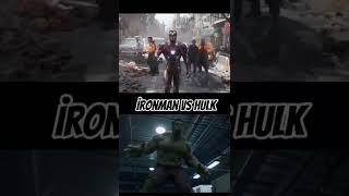 İronMan VS Averagers #marvel #avengers #ironman #hulk #blackwidow #captainamerica #spiderman