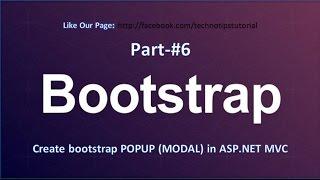 Bootstrap Tutorial - #6 Create Popup in Asp.Net MVC (Bootstrap Modal )