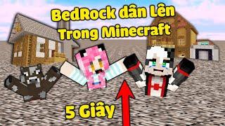 MỀU THỬ THÁCH 24 GIỜ SINH TỒN KHI MINECRAFT TOÀN BEDROCK*1 NGÀY REDHOOD SỐNG TRÊN ĐẢO BEDROCK