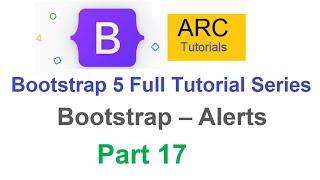 Bootstrap 5 Tutorial For Beginners #17 - Bootstrap Alerts