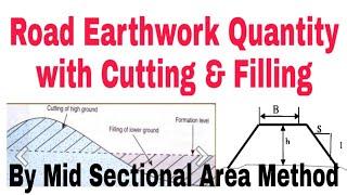 Road Earthwork Quantity Calculation