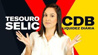 Onde INVESTIR Sua RESERVA de EMERGÊNCIA? Tesouro Selic ou CDB (Liquidez diária)?