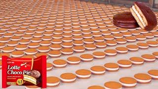 Choco Pie Factory | How Choco Pie Are Made In Modern Food Factory