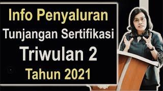 Tanggal pencairan tunjangan sertifikasi guru triwulan 2 tahun 2021