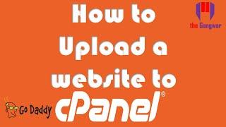 How to upload your websites to Cpanel | Connect godaddy domain to hosting