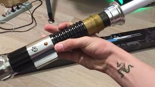 Распаковка Светового Меча Люка Скайуокера! (Black Series Force FX Luke Skywalker`s Lightsaber)