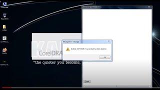 How to Fix CorelDraw ErrorILLEGAL SOFTWAREyour product has been disabled.  İLLEGAL SOFTWARE ÇÖZÜMÜ