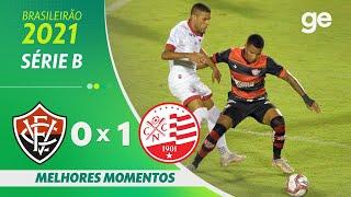 VITÓRIA 0 X 1 NÁUTICO | MELHORES MOMENTOS | 2ª RODADA BRASILEIRÃO SÉRIE B 2021 | ge.globo