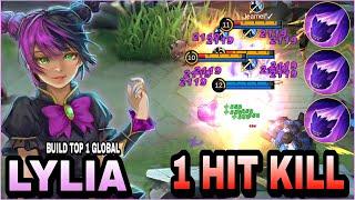 LYLIA best build And Emblem - Unlimited Damage - Top 1 Global Lylia ~ MLBB