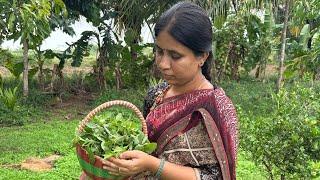 Village style Soppina Saaru Mudde|Soppu Sambar Recipe|Fresh Soppu Recipe|Family Traditional Life