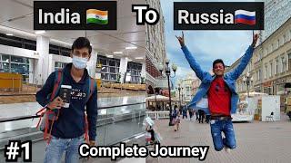 India to Russia (New delhi to Moscow) in Aeroflot, Russian Airlines || Complete guide.