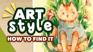 how to FIND YOUR STYLE // why you don't need ONE art style