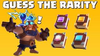 Guess the RARITY of CARDS - Clash Royale QUIZ